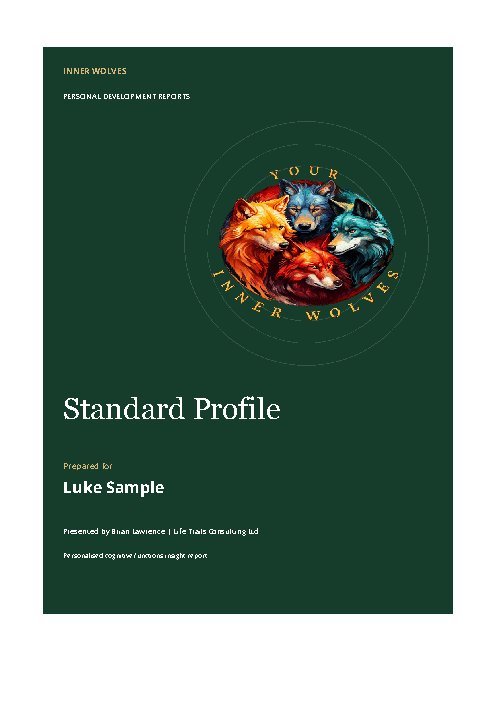 Standard Profile fictional sample cover