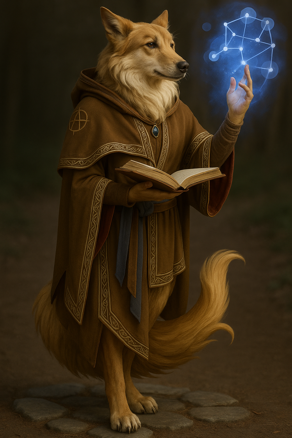 The Mystic — canonical Inner Wolves illustration